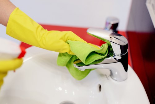 Gutter cleaning service for mixed property types in W5