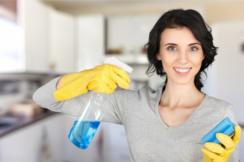 Local cleaners handling a move out clean in West London W5