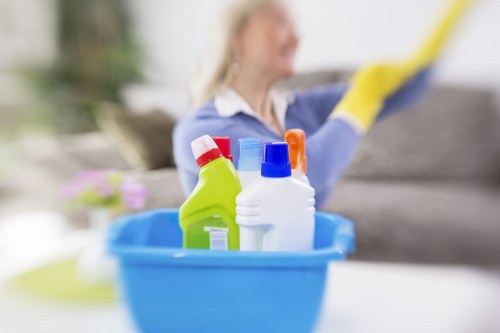 Detailed kitchen and bathroom move out cleaning in W5
