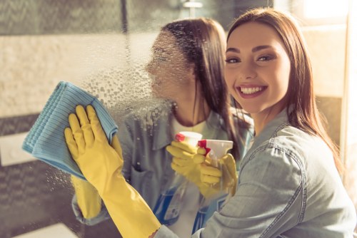 Professional cleaning of a residential patio in W5